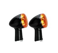 SOUTES Accesorios para indicadores Luces Intermitentes De Motocicleta Para Harley Para Davidson XL883 XL1200 Sportster 1992-2021 2020 2019 2018 2017 2016 2015 2014 2013 2012 2011(Black Yellow)