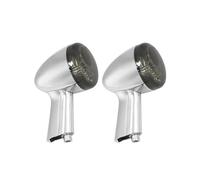 SOUTES Accesorios para indicadores Luces Intermitentes De Motocicleta Para Harley Para Davidson XL883 XL1200 Sportster 1992-2021 2020 2019 2018 2017 2016 2015 2014 2013 2012 2011(Silver Black)