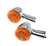 SOUTES Accesorios para indicadores Para Harley Para Davidson XL883 XL1200 Sportster 1992-2021 2020 2019 2018 2017 2016 2015 2014 2013 2012 2011 Luces Intermitentes Para Motocicleta(Silver Yellow)
