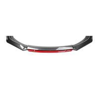 SOUTES Alerón Delantero Coche para Peugeot 308 2008 3008 508 5008 Expert, Divisor de Parachoques Delanter Spoiler Difusor Labio Kits Carrocería Exteriores Accesorios,F-Carbon Fiber Red