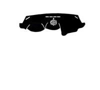 SOUTES Alfombrilla Cubierta Salpicadero para BMW 6 Series E63 E64 2003-2010, Coche Franela Alfombra Parasol Antideslizante Carpet Interiores Accesorios,B/LHD