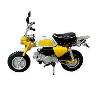 SOUTES Modelo de Motocicleta 1:12 para Honda para Monkey Z50J 2009 Serie Mini Moto Adorno De Maqueta Motocicleta, Regalo Cumpleaños(Jaune)