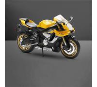 SOUTES Modelo de Motocicleta 1:12 para Yamaha YZF-R1 YZFR1 YZF R1 Aleación Motocross Modelo Coche De Juguete Colección Regalo Fundición A Presión Estática Producción(Jaune)