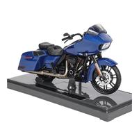 SOUTES Modelo de motocicleta 1/18 modelo de motocicleta troquelado portátil de carreras de dedo de carreras de simulación de juguetes para Harley para Davidson CVO Road Glide 2022