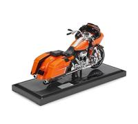 SOUTES Modelo de Motocicleta 1/18 para Harley para Davidson CVO Road Glide 2022 Colección De Coches Juguete En Miniatura Motocicleta Aleación Serie Mini Moto