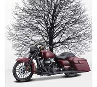 SOUTES Modelo de Motocicleta 1/18 para Harley para Davidson para Road King 2017 Vehículos De Fundición A Presión Pasatiempos Coleccionables Modelo De Motocicleta Juguetes