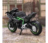 SOUTES Modelo de Motocicleta 1:18 para Kawasaki para Ninja H2R Modelo De Fundición A Presión Colección Juguete De Hobby Regalo Motocicleta Todoterreno