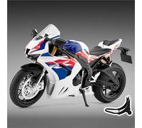 SOUTES Modelo de Motocicleta 1:9 para Honda CBR1000, Modelo De Motocicleta Todoterreno Fundición A Presión, Colección Juguetes Pasatiempo, Regalo(White)