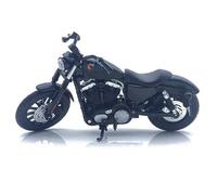 SOUTES Modelo de Motocicleta Adornos Regalos 1:12 para Harley, para Sportster, para Iron 883, Motos Todoterreno, Juguetes, Coches Colección De Maquetas Aleación(Nero)