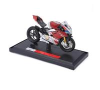 SOUTES Modelo de Motocicleta Colección De Motos Juguete En Miniatura, Adornos para Autos, Regalos, Escala 1:18 para Ducati Panigale V4 S para Corse