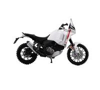 SOUTES Modelo de Motocicleta Juguete De Motocicleta, Regalo Cumpleaños, Simulación Modelo Coche Aleación 1/18 para Ducati para Desert X Adornos Computadora Escritorio