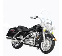 SOUTES Modelo de Motocicleta Juguete De Simulación Regalo 1:18 para Harley para Davidson FLHR Road King 1999, Modelo Motocicleta Aleación Colección En Miniatura(Nero)