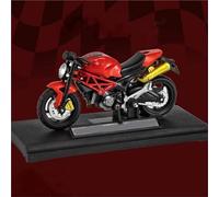 SOUTES Modelo de Motocicleta Maqueta De Aleación para Colección, Juguetes Y Regalos 1:18 para Ducati Monster 795, Simulación Motocicleta Metal Fundido A Presión(Rosso)