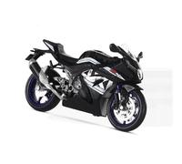 SOUTES Modelo de Motocicleta Maqueta De Motocicleta, Coche Juguete, Motocross, Adornos para Hobby 1/12 para Suzuki GSX-R1000R(Nero)