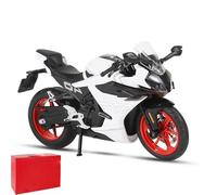 SOUTES Modelo de Motocicleta Modelo A Escala 1/12 para CFMOTO 450SR Racing Motor, Aleación Metálica, Decoración, Adorno, Regalo(White)