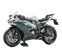 SOUTES Modelo de Motocicleta Modelo De Motocicleta De Juguete Fundido A Presión para Superbikes para Sport Regalo De Colección En Miniatura 1/12 para Kawasaki para Ninja ZX-6R 2023(Grey)