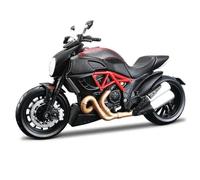SOUTES Modelo de Motocicleta Modelo De Motocicleta De Motocross 1:12, Juguete De Colección, Regalo, Fundición A Presión Estática, Producción para Ducati Diavel para Carbono.