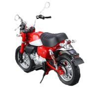 SOUTES Modelo de Motocicleta Modelo De Motocicleta Metal Fundido A Presión para Super para Sport Colección En Miniatura con Sonido Y Luz, Regalo 1:12 para Honda para Monkey(Rosso)