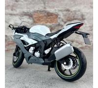 SOUTES Modelo de Motocicleta Modelo De Motocicleta Motocross A Escala 1/12, Juguete Colección, Regalo, Fundición A Presión, Producción para Kawasaki para Ninja ZX-6R(Grey)