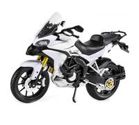 SOUTES Modelo de Motocicleta Modelo Motocicleta Colección Vehículos Fundidos A Presión Moto Amortiguador Todoterreno, Juguete, Coche, Regalo, Escala 1:12, para Ducati MTS Enduro(White)