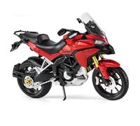 SOUTES Modelo de Motocicleta Modelo Motocicleta Colección Vehículos Fundidos A Presión Moto Amortiguador Todoterreno, Juguete, Coche, Regalo, Escala 1:12, para Ducati MTS Enduro(Rosso)