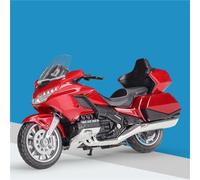SOUTES Modelo de Motocicleta Regalo De Cumpleaños 1/18 para Honda Gold Wing 2020 Colección Miniaturas Modelo Motocicleta A Escala(Rosso)