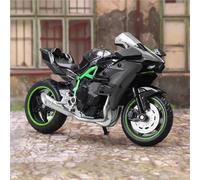 SOUTES Modelo de Motocicleta Simulación De Motocicleta A Escala 1/18: Colección De Regalos para Kawasaki para Ninja H2R