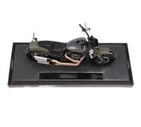 SOUTES Modelo de Motocicleta Simulación De Motocicleta, Modelo Aleación Juguetes A Escala para, Regalo Cumpleaños 1/18 2022 Harley Fat Bob 114(Vert)