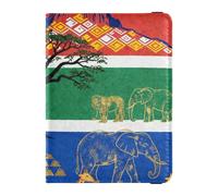 South Africa Culture - Soporte para pasaporte para viajes con ranuras para tarjetas de crédito, soportes para libros de pasaporte RFID, accesorios de viaje de piel sintética para mujeres y hombres