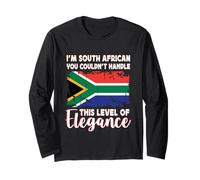 South Africa Flag Elegant South African Boyfriend Girlfriend Manga Larga