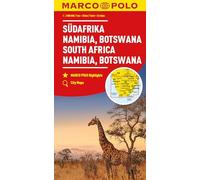 South Africa, Namibia & Botswana Marco Polo Map