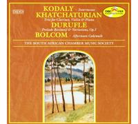 South African Chamber Music So - Sing Kodaly/Khatchaturian/&