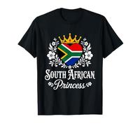 South African Princess South Africa Flag South African Girl Camiseta