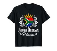 South African Princess South Africa Flag South African Girl Camiseta gráfica económica