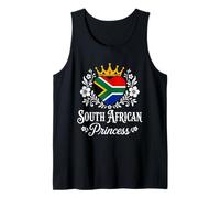 South African Princess South Africa Flag South African Girl Camiseta sin Mangas