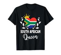 South African Queen South Africa Flag South African Woman Camiseta