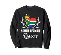 South African Queen South Africa Flag South African Woman Sudadera