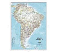 South America Classic, Tubed: Wall Maps Continents (National Geographic Reference Map)
