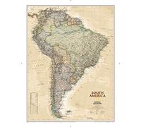 South America Executive, Tubed: Wall Maps Continents (National Geographic Reference Map)