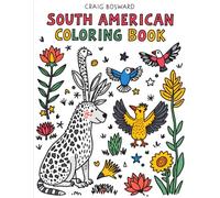 South American Animals Coloring Book - for Children