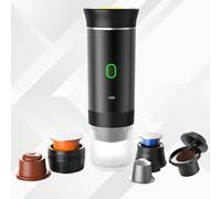 SOUTH AREA Cafetera Portátil 3 en 1 Compatible con Cápsulas Originales Ness-preso, Dolce-Gusto y Café Molido - Mini Máquina de Café Eléctrica con Calienta Agua -Capsulas Grande y Pequeña