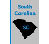 South Carolina State Journal: diary, notebook, travel log, notepad, 6x9" inch, 110 pages, college ruled.