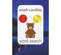 south Carolina word search: Word Searches With Easy to Read Print About South Carolina, Counties, Cities, & Fun Facts and more | ... for Gifts, Vacations, Holidays