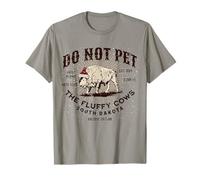 South Dakota Christmas Do Not Pet The Fluffy Cows Bisonte Camiseta