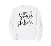 South Dakota Heart Love Dakota del Sur para Mujeres Sudadera