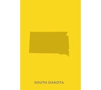 SOUTH DAKOTA - Premium Lined Journal | 6" x 9" | Soft Cover | 120+ Pages: A High-Quality Writing Notebook - Ideal for School, Work, or Thoughtful Gifts