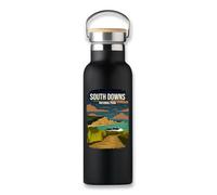South Downs England National Park - Termo al vacío, botella ecológica, taza de café