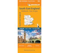 Mapa Regional England Southeast Midlands East Anglia 11504
