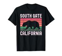 South Gate California 323 Código de área SoCal Vecindario Rosa Camiseta