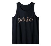 South Gate California Diseño elegante vintage Camiseta sin Mangas